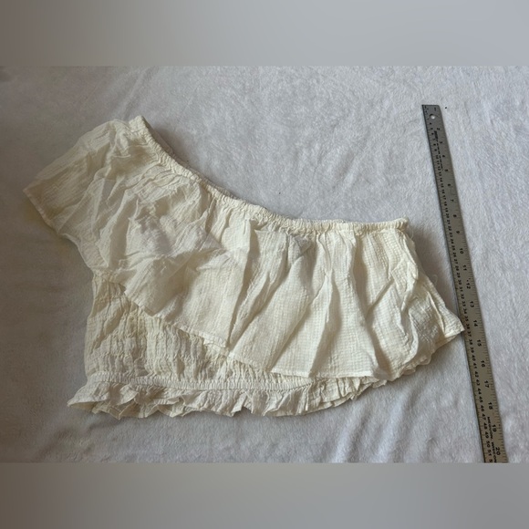 BNWT American Eagle White One Shoulder Top​ - Picture 2 of 5